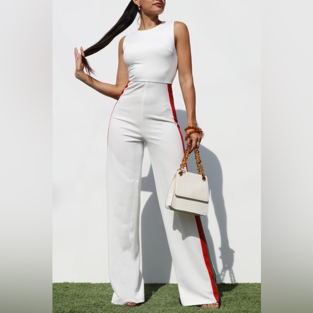 #79 On The Runway Jumpsuit- LAST ONE